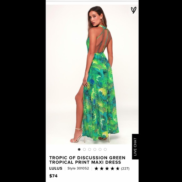 lulus tropical dress